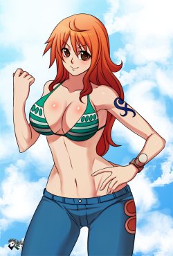 fandoms-females:  AF #3 - Treasure Seeker ( quick_art___nami_by_jadenkaiba )