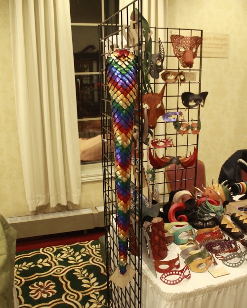 This Was My Table Setup While Vending At Intercon, Which Is A LARP Convention Not Too Far From Boston.