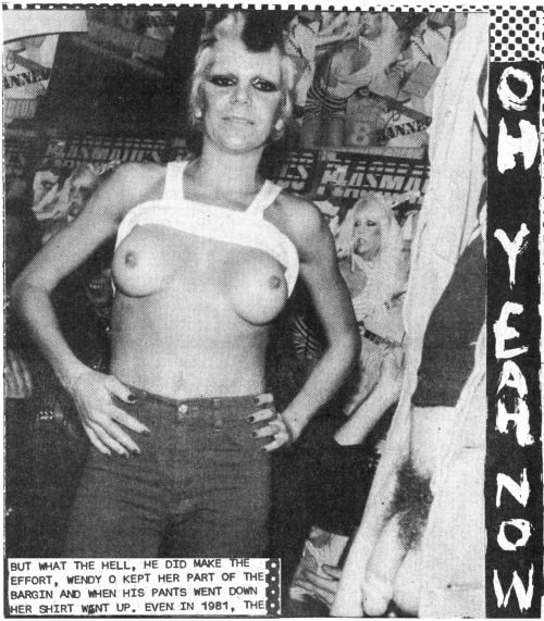 Sex actdog:Wendy O. Williams and fan member pictures