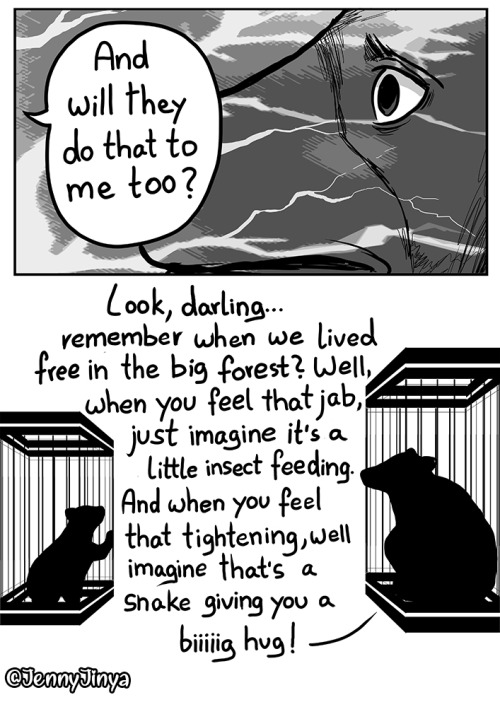 jenny-jinya: CW: animal abuse/deathI created this comic together with Paul Goodenough (Founder of “R