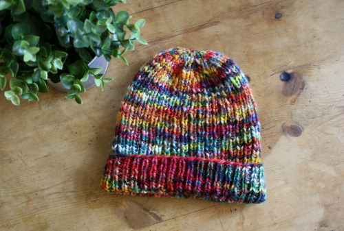 knittingfromthevoids:finished up this hat made with this fantastic yarn! hopefully i can find anothe