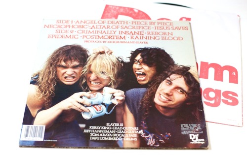 allthingsvinyl:  Slayer | Reign in Blood | 1986 Def Jam 