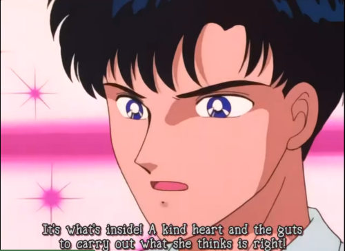 lochnessmonster: proto feminist mamoru schooling usagi about her shallow worldviews