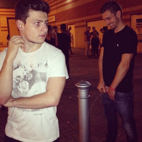 instalads:  Peeing in public.