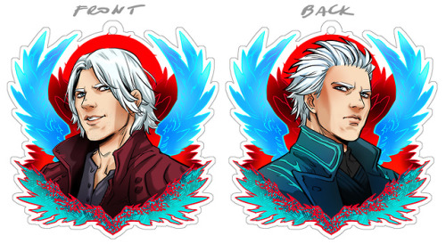 Damn you, Capcom… I’m back in. Lovin’ DMC5 *_*Charms and buttons up for preorder at my shop.