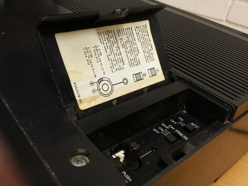Thorn EMI Ferguson Videostar 3V31/8941B Video Cassette Recorder, 1980′s