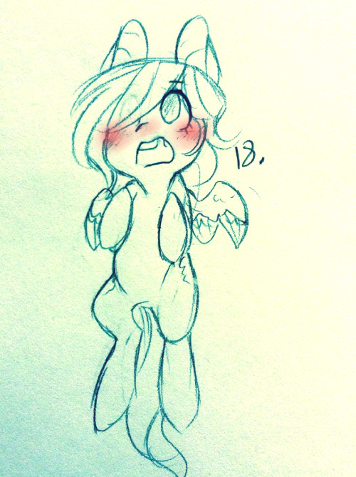 ask-hoofmarina:18. As a kid/adult  D'aww~! <3