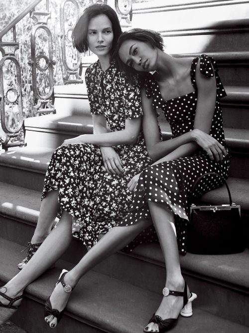 Suvi Koponen and Joan Smalls photographed by Craig McDean