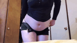 pudgybunny:The belly hang in my new try on adult photos
