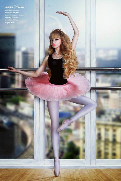 Angelica kenova barbie doll human