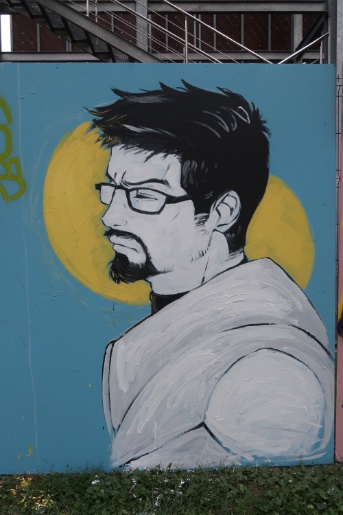 Gordon Freeman Mural Art