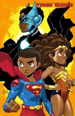 superheroesincolor: Young Heroes by Marcus Williams  Support him by visiting his shop and get something awesome. Artist instagram / twitter / facebook / tumblr  [Follow SuperheroesInColor faceb / instag / twitter / tumblr / pinterest] 