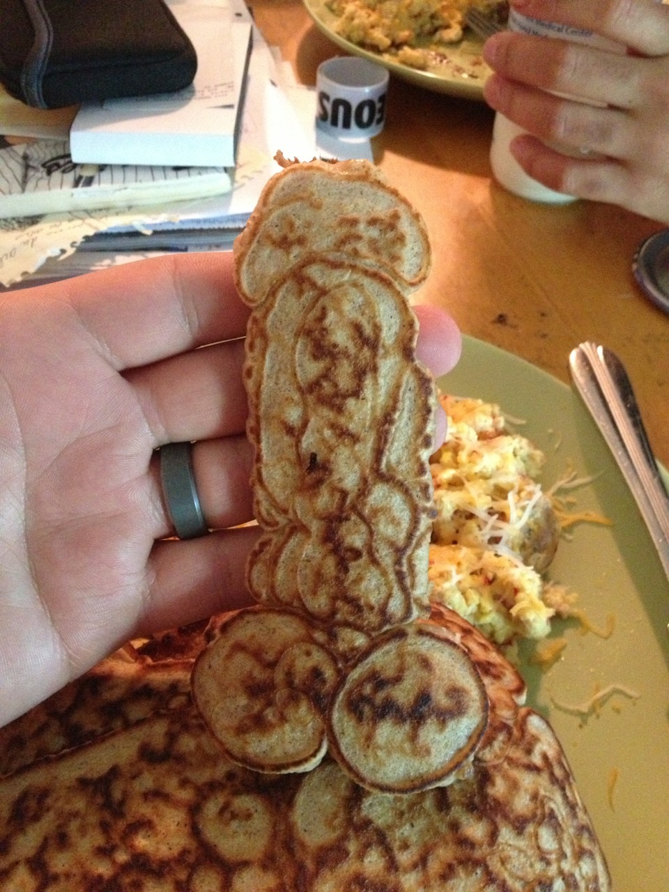 thebohemiancircus:  Part of a balanced breakfast. 