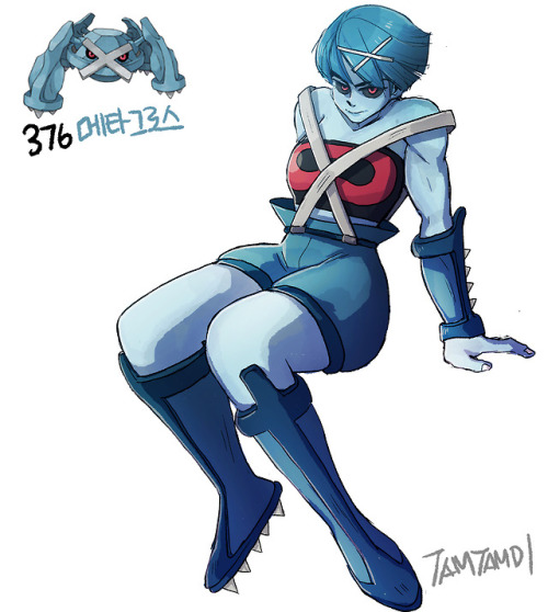 tamtamdi: Pokemon Gijinka374. Beldum 375. Metang 376. Metagross tamtamdi.com