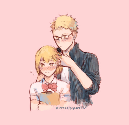 kittlekrattle:  some tsukiyachi doodles from twitter