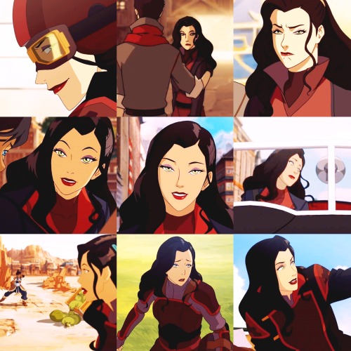 queen–asami:  Asami Sato looking at Korra, insp. by x i think it’s very clear that from the very beginning Asami found Korra amazing, inspiring and attractive, and she did everything she could to become close with her x <- for korra looking
