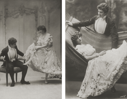 mizenscen: Gabrielle Ray &amp; Dorothy Craske in Lady Madcap, 1905.(via Summertime76)