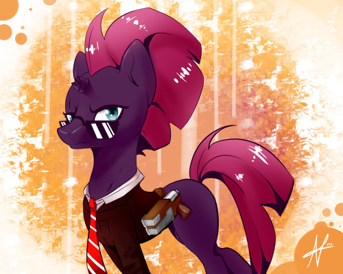 naa-freelanceartist:  draw Fizzlepop Berrytwist for tempest shadow’s day. But I try to draw soveit tempest for victory day and…… It’s fail  I couldn’t run this work in one day, but in that time I imaging about tempest wear a suit~ Me:“ Oh