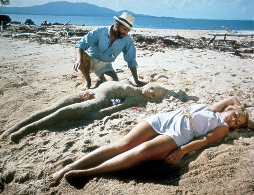 James Mason, Helen Mirren / production still from Michael Powell’s Age of Consent (1969)