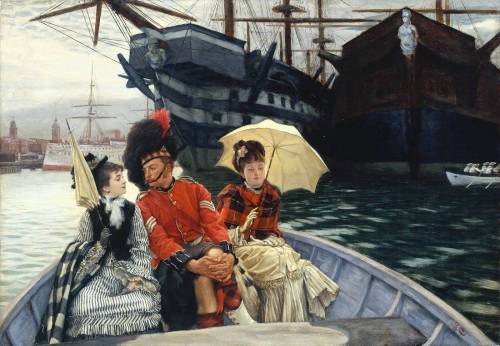 The Portsmouth Dockyard by James Tissot, 1877.