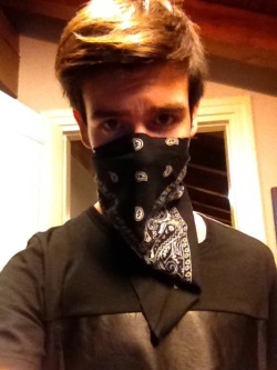 banditobandana:Bandit black and purple bandana