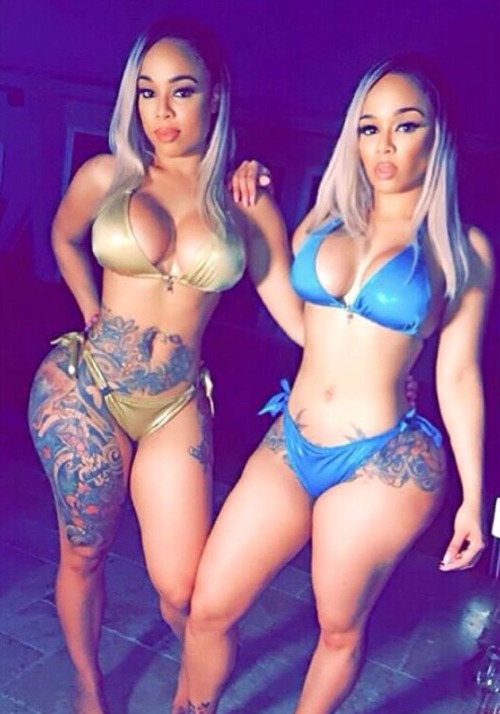 whoremonger100:  rocpierce:  Twins  I bet their momma is fine as hell!