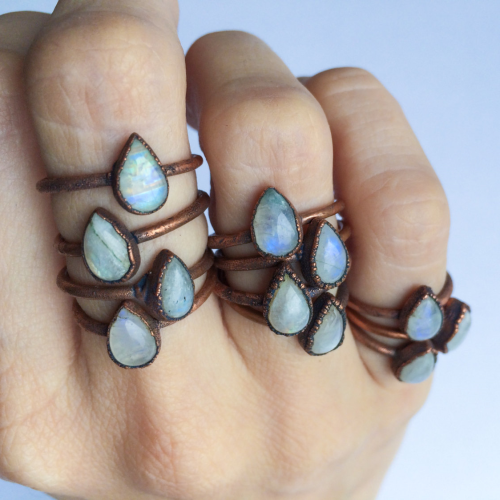 aachcrivens:sosuperawesome:Rings from the HAWKHOUSE Etsy shopBrowse more curated jewelrySo Super Awe