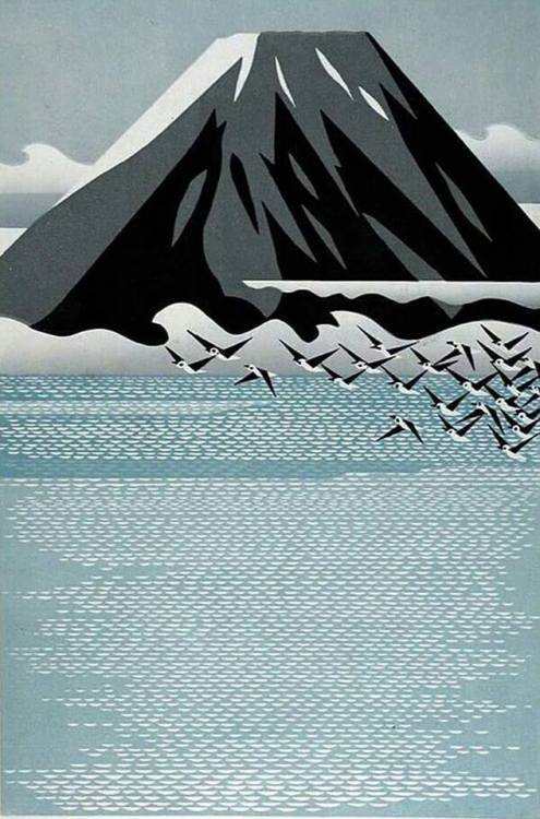 Kaizan   -    Rei Morimura , 1999.Japanese,b.1948-Woodblock edition 60 , 45 x 30 cm. 17 &frac34; x 1