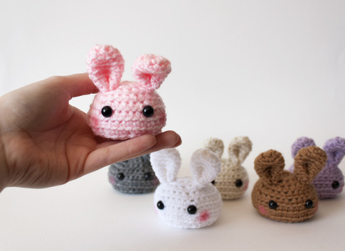 Updated the photos of my crochet bun bunnies!Available here