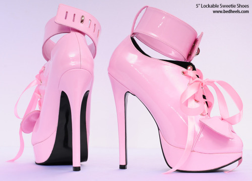 sissymaids:5” Lockable Sweetie Shoes