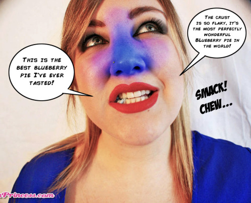 My version of the gorgeous Plump Princess paying homage to the original blueberry girl.