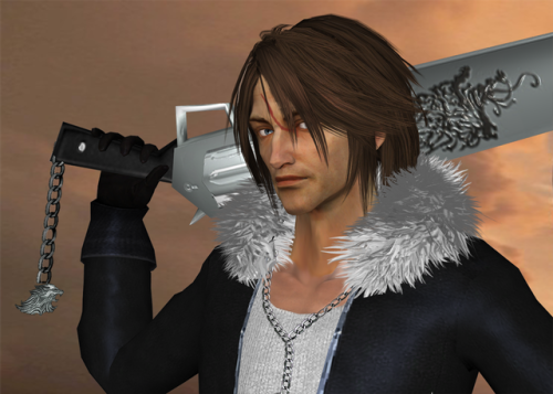 Frank Pritchard in Squall cosplay :3Yeah, Laguna would be better but the Laguna model wasn’t v