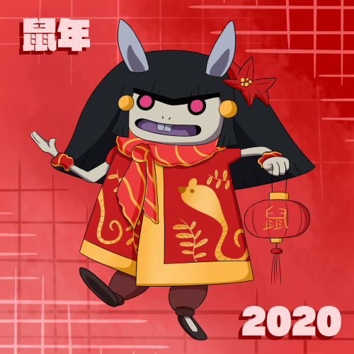 sodadog-karbonated: Happy Chinese New Year!As it’s the year of the rat, I wanted to draw a fanmade Y