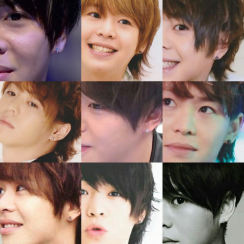 Just a small collection of Arioka Daiki wearing ☆ earings.
