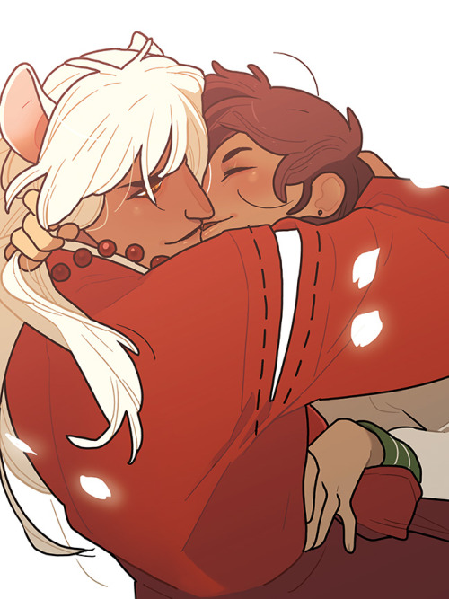 Characters belong to Inuyasha . Art by Meredith McClarenDescription: An illustration of Inuyasha and