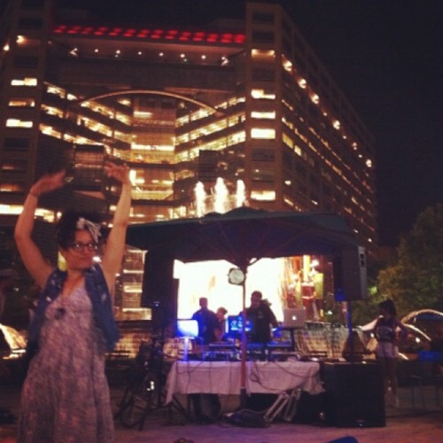 The best pic of the night! Got caught dancing…#slowroll #afterparty #campusmartius #dancepa