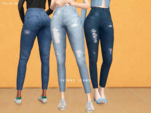 Pic 1: Knitted Shirt     Download:TSRPic 2:Skinny Jeans    Download:TSRPic 3: Short Jeans      Downl