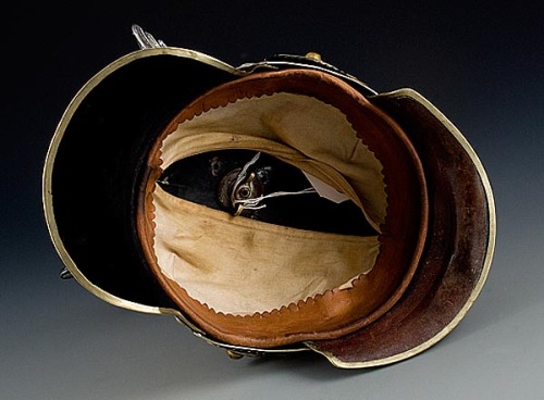 neoprusiano:@Neoprusiano Prussian Garde Du Corps Officer’s Spiked Helmet (c. 1800)