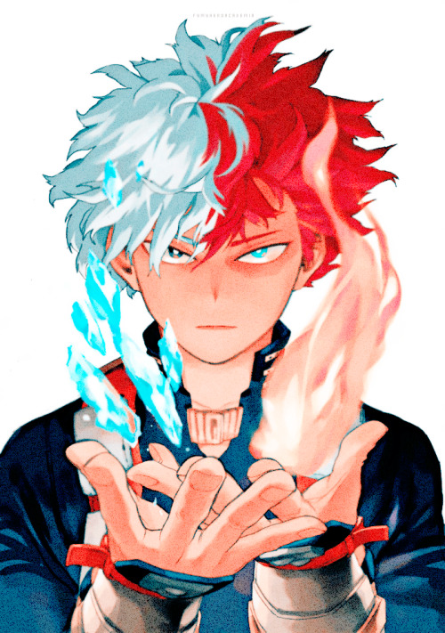 lostinthistles: fymyheroacademia: New Illustration of Todoroki for the cover of Jump GIGA. @tangirli
