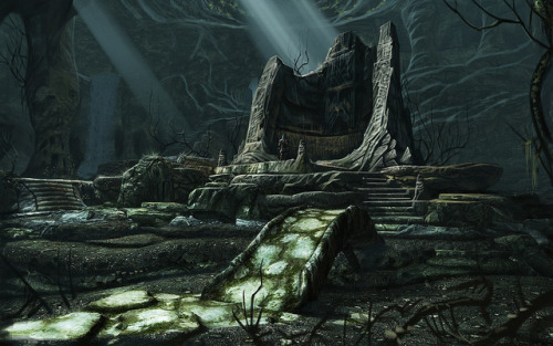 thegamerinallofus: Skyrim Concept Art - Landscape 