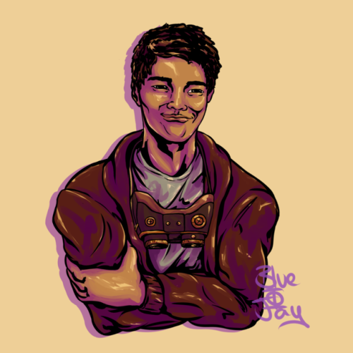 littlebluejaydraws:  @the librarians love and appreciate Ezekiel challenge for @bidinahlaurellance w