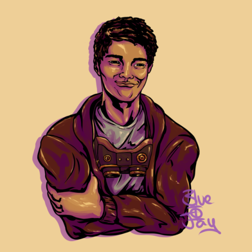 littlebluejaydraws:@the librarians love and appreciate Ezekiel challenge for @bidinahlaurellance w