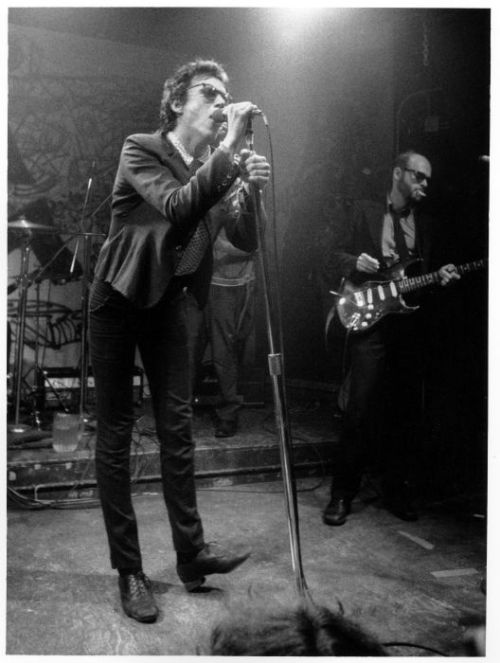 post-punker:Richard Hell, CBGB’s, New York City, 1978, by Godlis