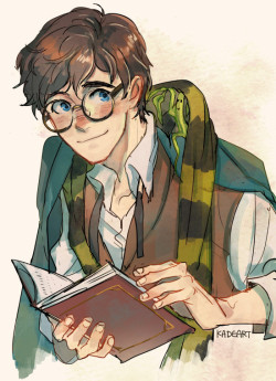 kadeart:   Nerd+Cute = Newt  