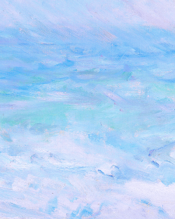 arsantiquis:  Claude Monet - Regnvær, Etretat