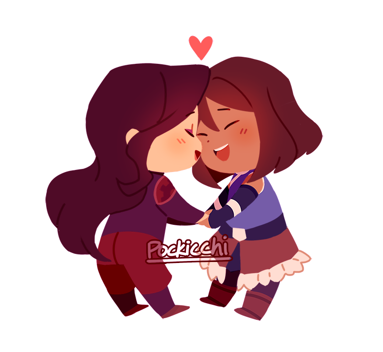 pockicchi:  smol korrasamis 😌💙❤ i wanted to post them all together hehe