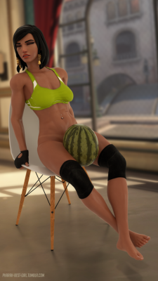The watermellon busterModels used: Pharah 2.0, chair