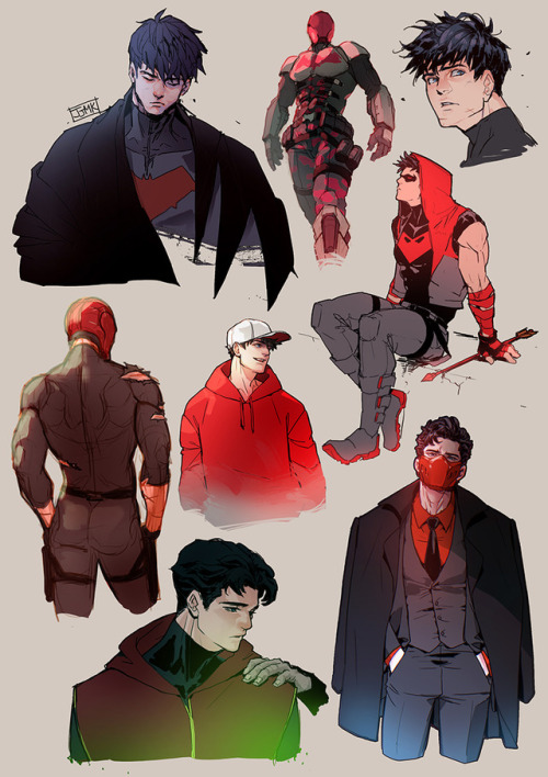 kaimaciel: jjmk-jjmk:  Jason Todd Red hood fan art  JJMK never fails to deliver! You’re awesom