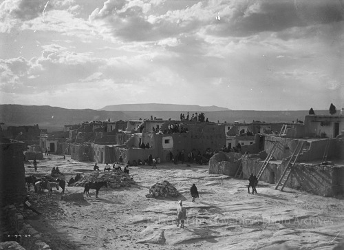 pogphotoarchives: View of Acoma Pueblo, New MexicoPhotographer: Edward S. CurtisDate: 1905 - 1925?Ne