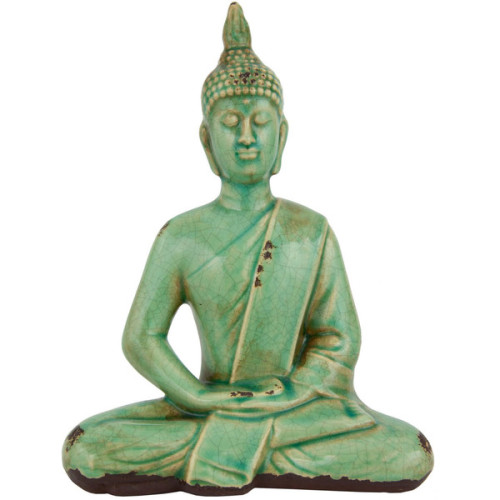 9" Thai Sitting Buddha Statue ❤ liked on Polyvore (see more hand statues)